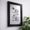 WEBSITE MIRROR BLACK 12 X 18 SERENITY PRAYER 1