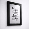WEBSITE MIRROR BLACK 12 X 18 SERENITY PRAYER 2