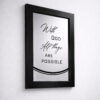 WEBSITE MIRROR BLACK 12 X 18 WITH GOD ALL THINGS 2