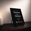 Forever & Always Plaque and Easel Gift Set (To My Wife) - Black
