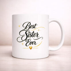 Best Sister Ever - 11oz. Ceramic Coffee Mug