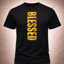 Alternative view of Blessed Printed Unisex T Shirt