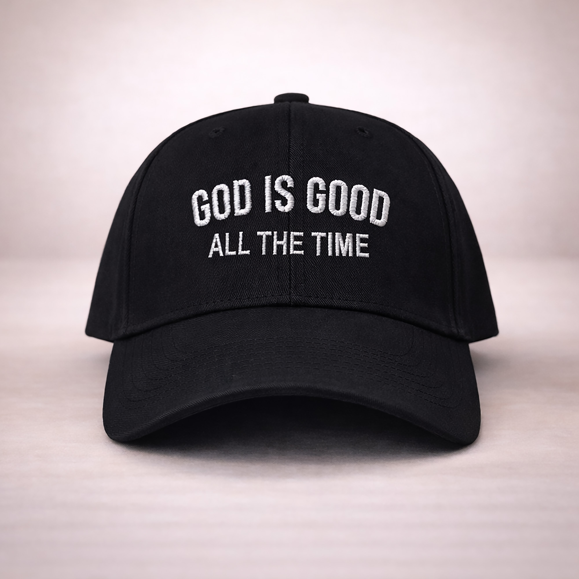 WEBSITE HAT GOD IS GOOD BLACK