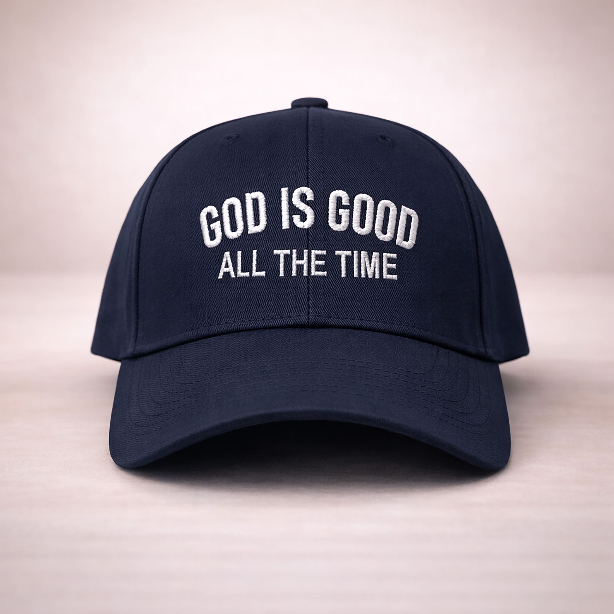 WEBSITE HAT GOD IS GOOD NAVY