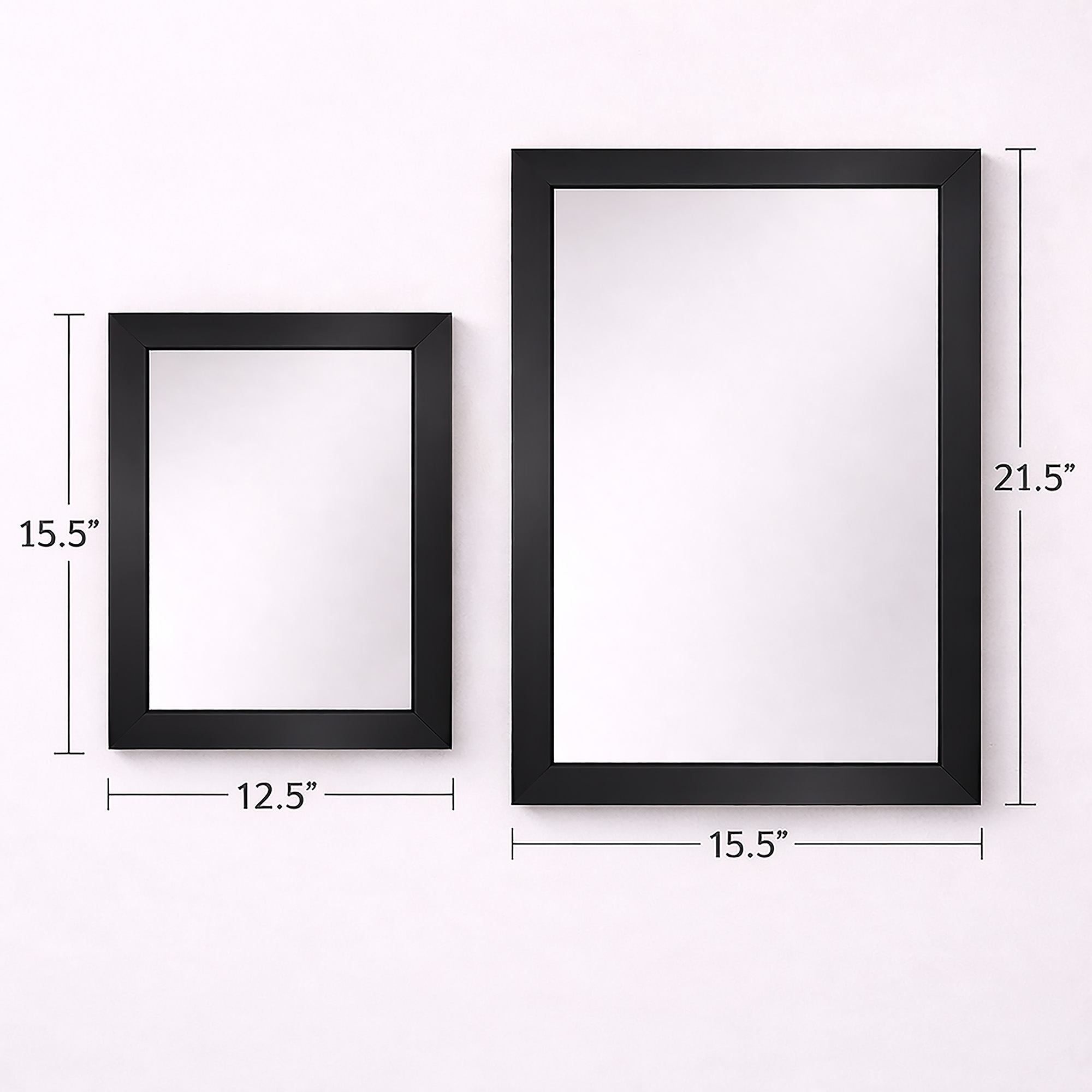WEBSITE MIRROR SIZE SCALE COMPARISON BLACK