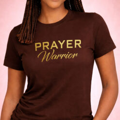 Prayer Warrior Unisex Graphic T Shirt - Chocolate