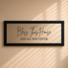 WEBSITE MIRROR 8 X 27 ISO BLACK BLESS THIS HOUSE AND ALL
