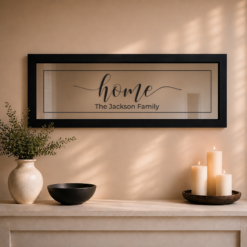 Home & Family Personalized Mirror
