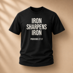 Alternative view of Iron Sharpens Iron Unisex Graphic T-Shirt