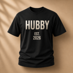 Hubby EST. Year Personalized T-Shirt