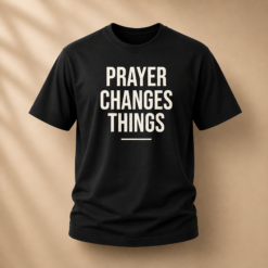 Alternative view of Prayer Changes Things Unisex Graphic T-Shirt