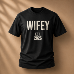 Wifey EST. Year Personalized T-Shirt