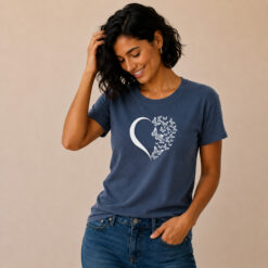 BUTTERFLY HEART T SHIRT
