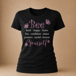 Alternative view of Bee Yourself Unisex Graphic T Shirt