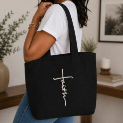 Alternative view of Faith Cross Tote Bag