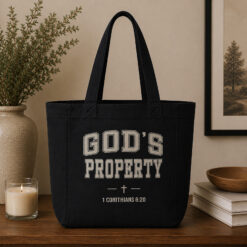 God's Property Canvas Tote