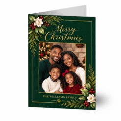 Evergreen Personalized Greeting Card