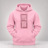WEBSITE HOODIE BUT GOD NEW LT PINK FRONT POUCH