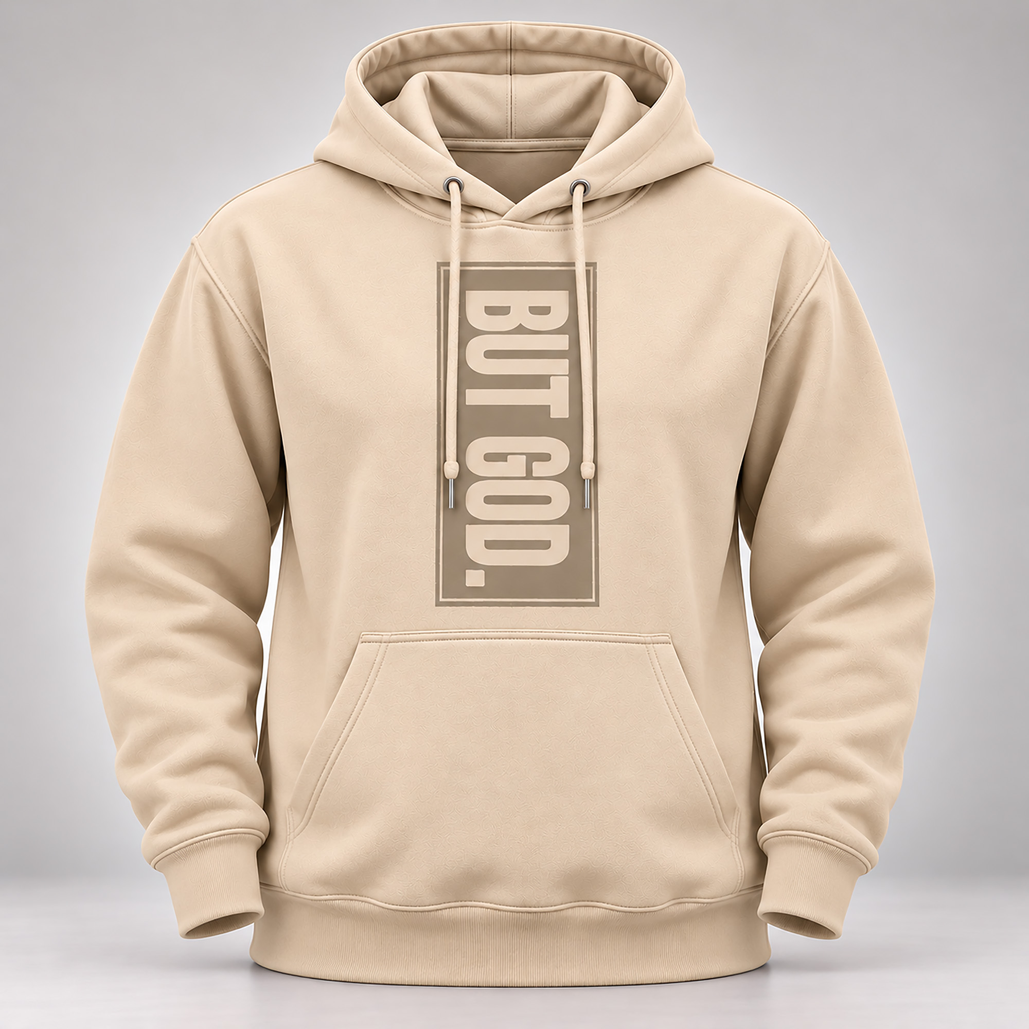 WEBSITE HOODIE BUT GOD NEW SAND FRONT