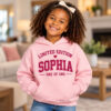 WEBSITE HOODIE KID PERSONALIZED 2 LIMITED EDITION PINK LIFESTYLE GIRL