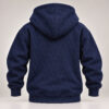 WEBSITE HOODIE KID PERSONALIZED LIMITED EDITION ONE OF ONE NAVY BACK ARMS OUT