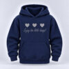 WEBSITE HOODY ENJOY THE LITTLE THINGS NAVY FRONT