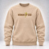 WEBSITE SWEATSHIRT WOMAN OF GOD SAND FRONT